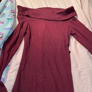 Brand new over the shoulder Express dress.